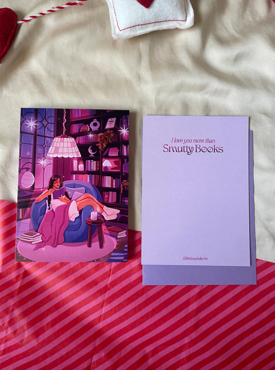 Cozy Reading Nook *Valentine's Post Card*