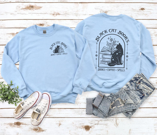 Black Cat Books Crewneck Sweatshirt
