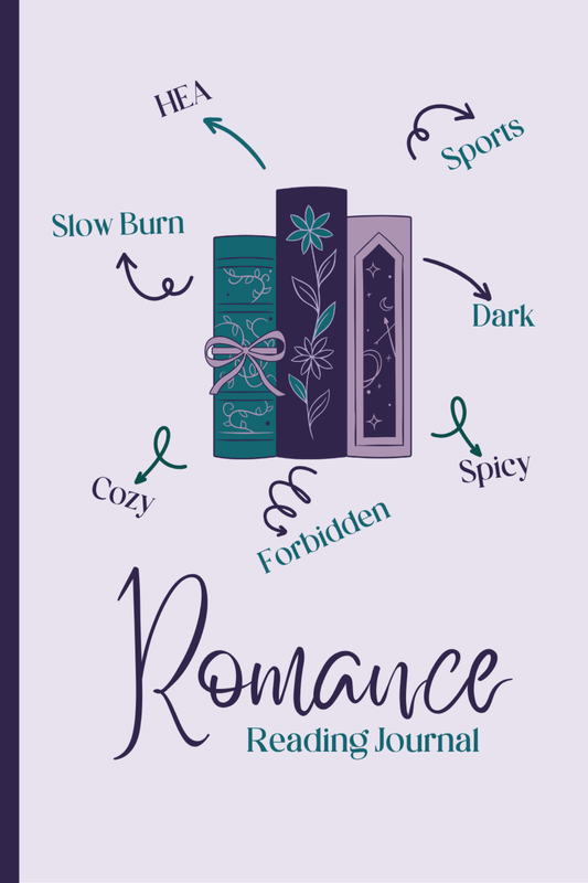 Romance Reading Journal: Tracking Tropes, Book Boyfriends & HEAs - DIGITAL DOWNLOAD
