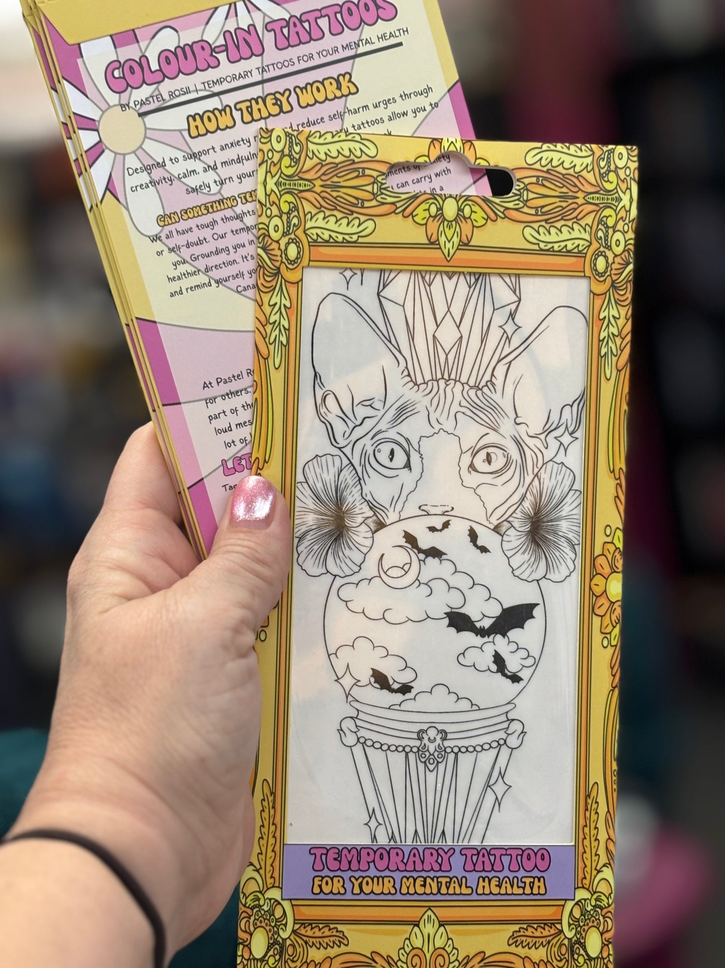Temporary Tattoo - Hexing Sphynx