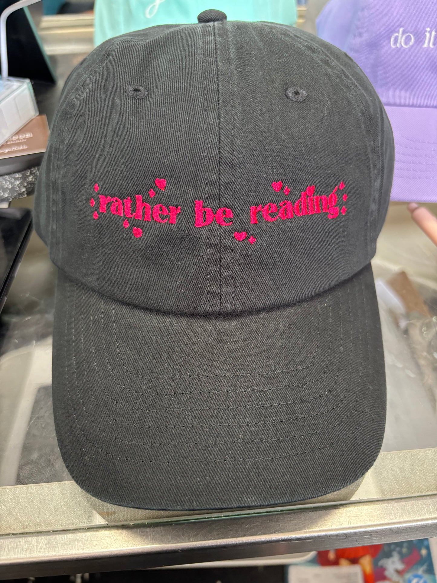 Rather be reading Relaxed Fit Hat
