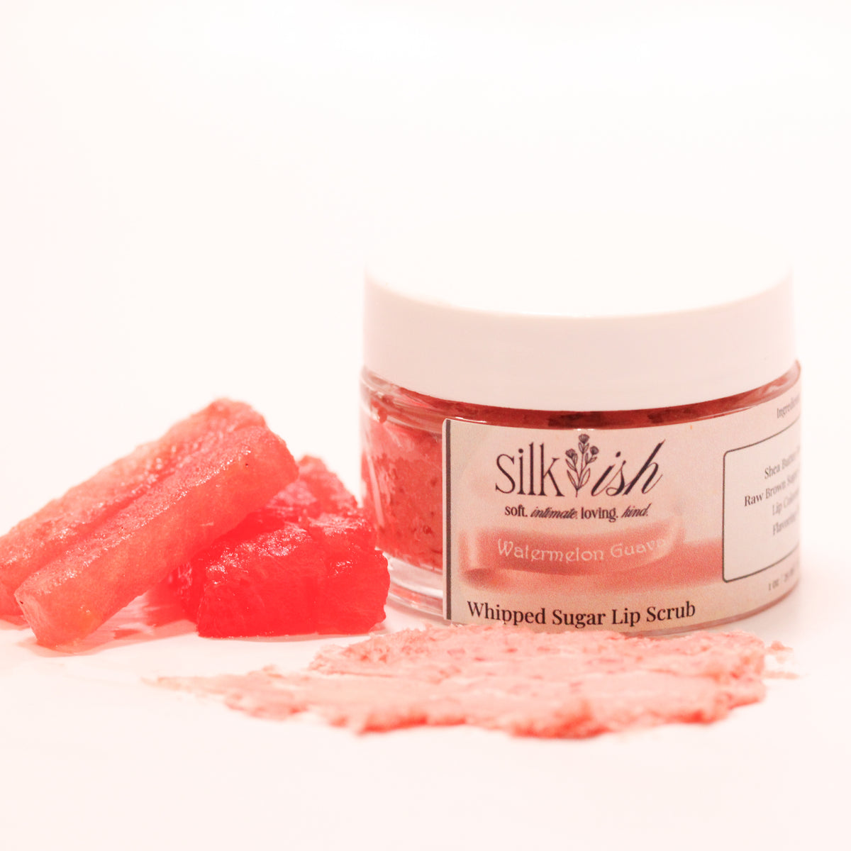 Whipped Sugar Lip Scrub - watermelon guava ♡︎