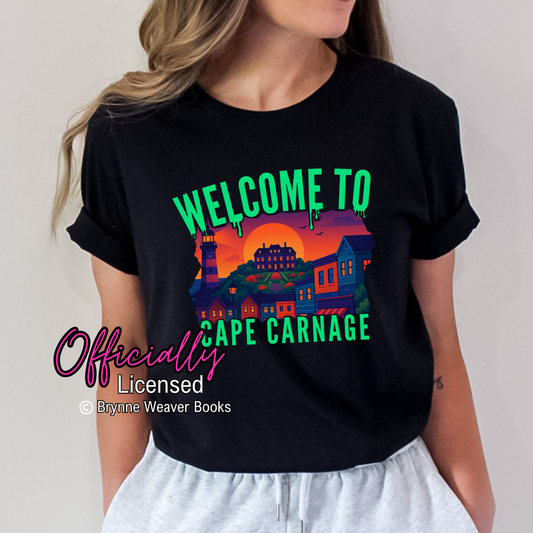 Officially Licensed Brynne Weaver Cape Carnage Trigger Warning Shirt