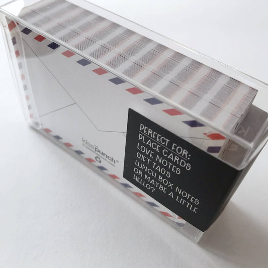 Mini Notecard Set of 60 - Airmail Envelope