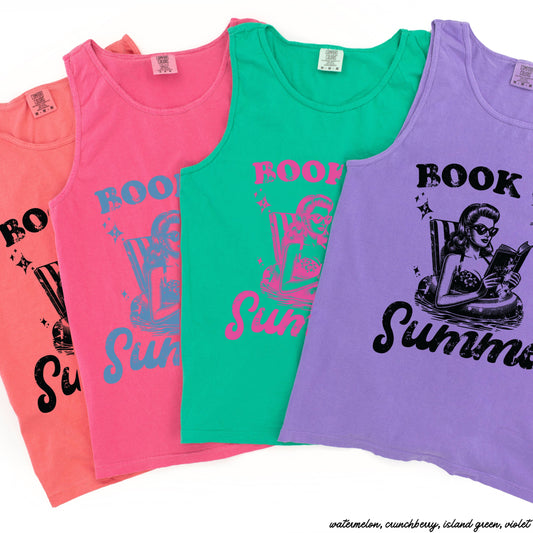 Book Girl Summer Tank (S-3X)
