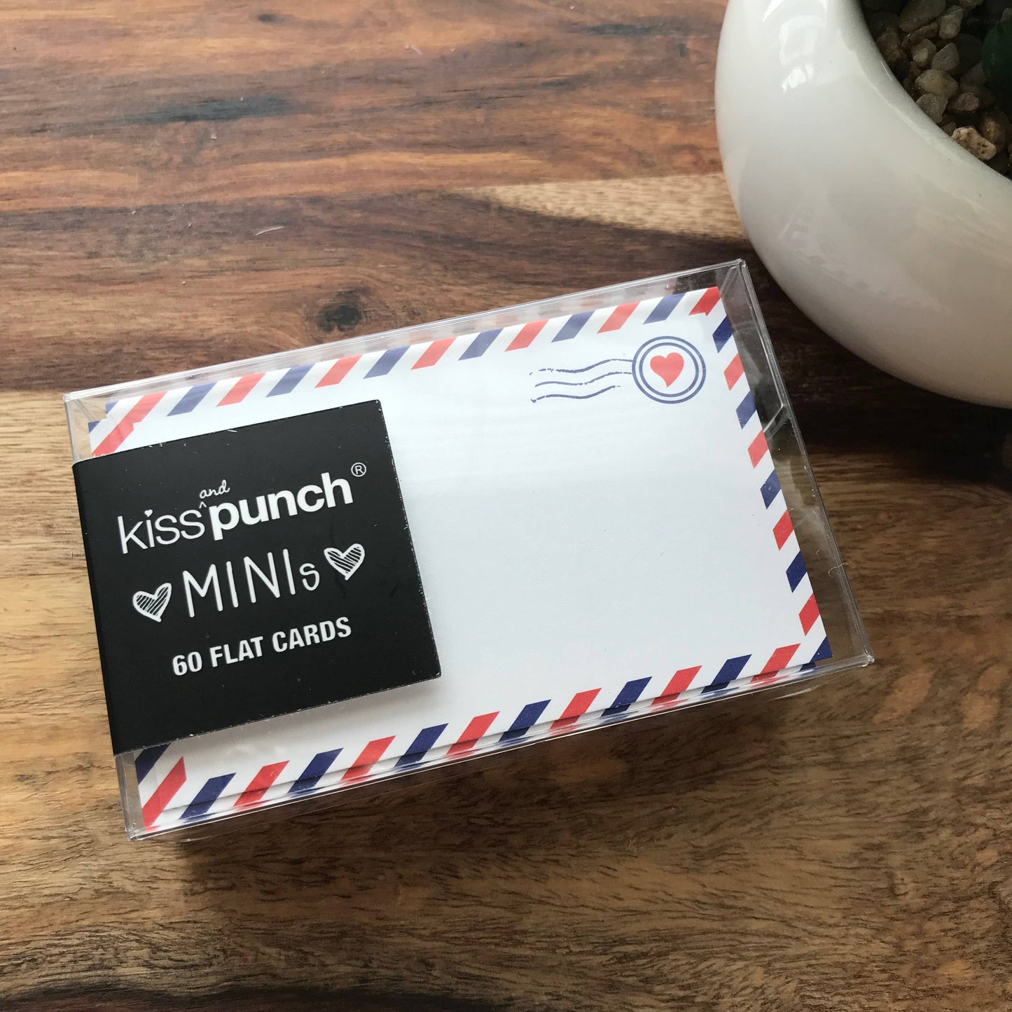 Mini Notecard Set of 60 - Airmail Envelope