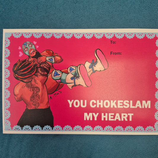 You chokeslam my heart
