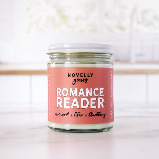 Romance Reader candle | Literary Gift for Bookworms
