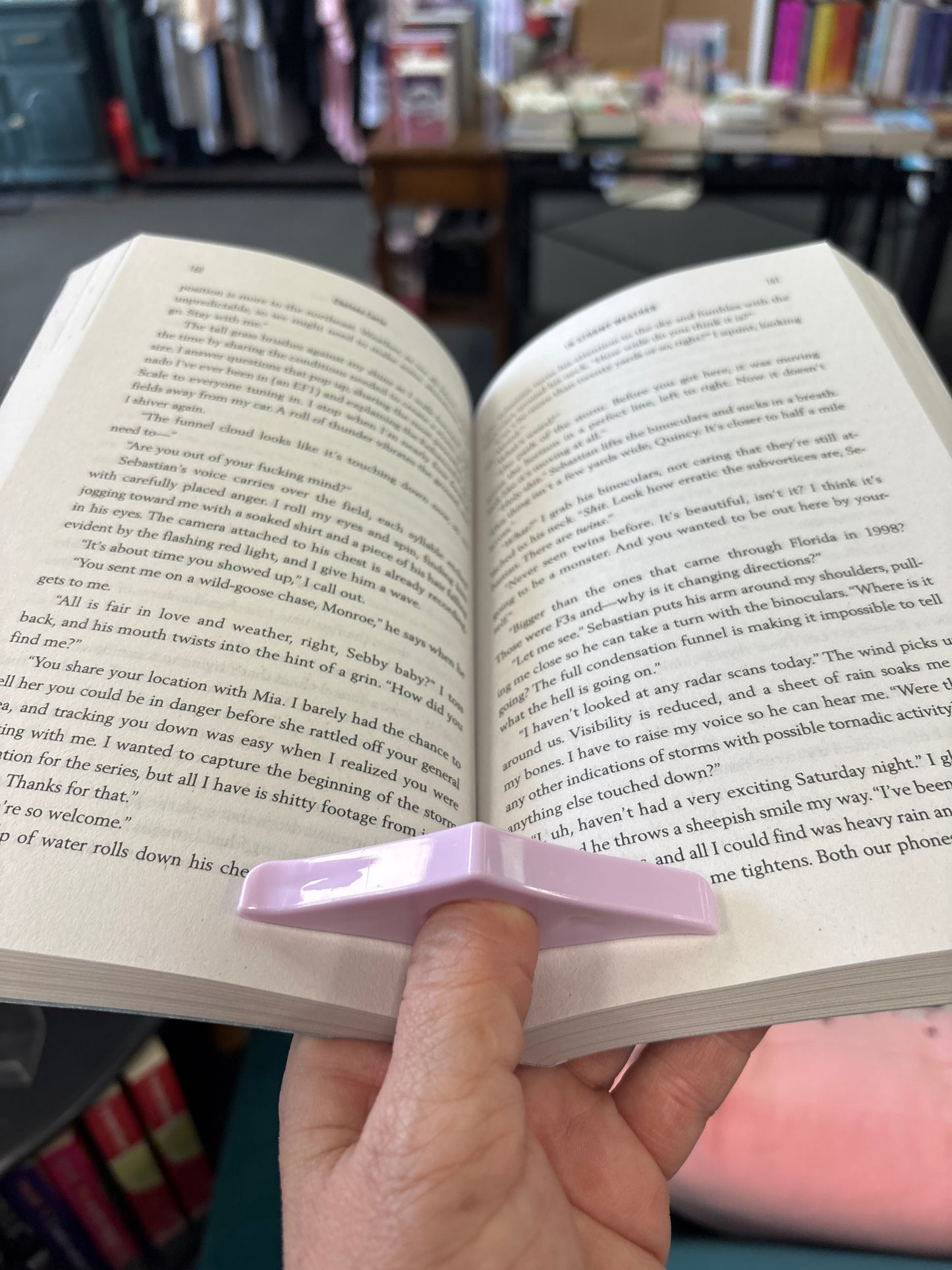 Thumb Book Page Holder