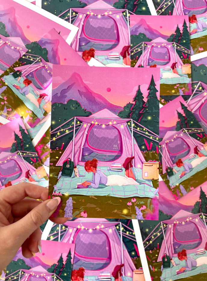 Wild and Reading Print