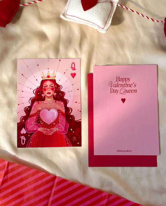 Queen of Hearts *Valentine's Post Card*