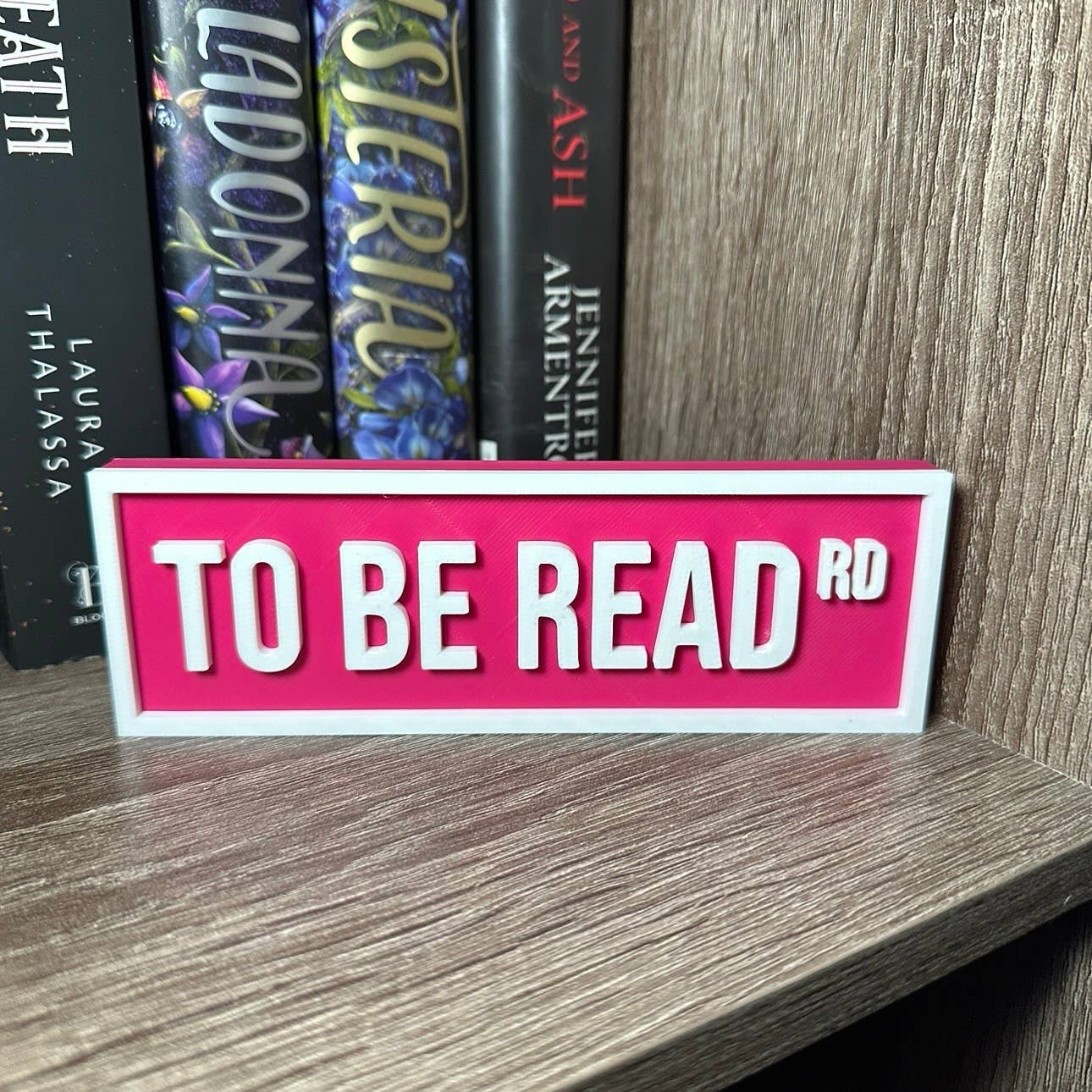 To Be Read Street Sign | Bookshelf Decor