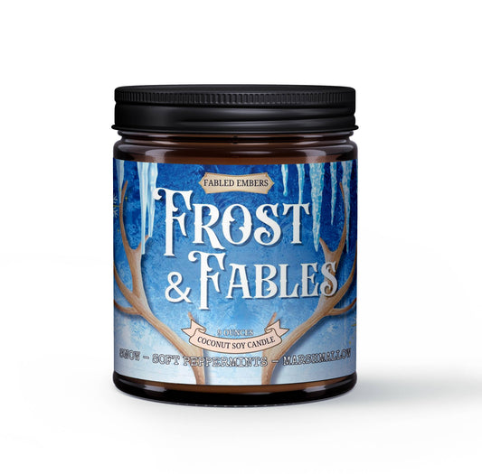 WINTER - Frost & Fables | Marshmallow Pepperment Candle