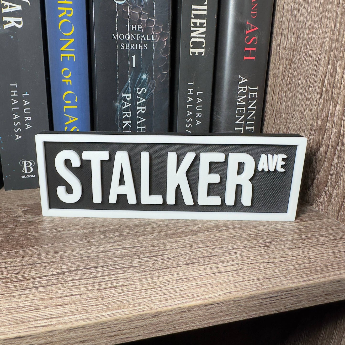 Stalker Street Sign | Bookshelf Decor