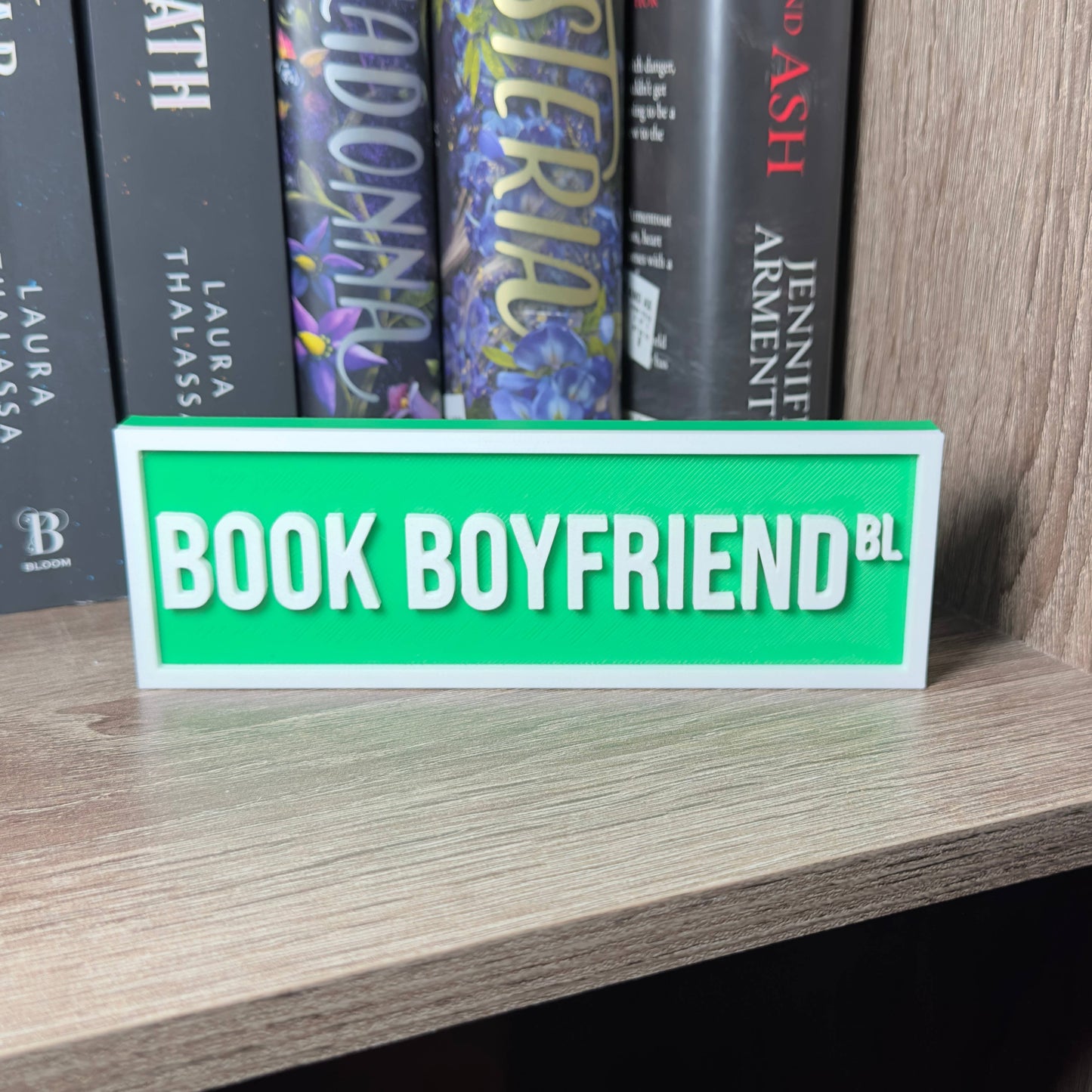 Book Boyfriend Street Sign | Bookshelf Decor