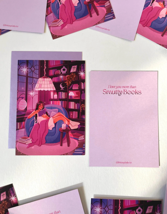 Cozy Reading Nook *Valentine's Post Card*
