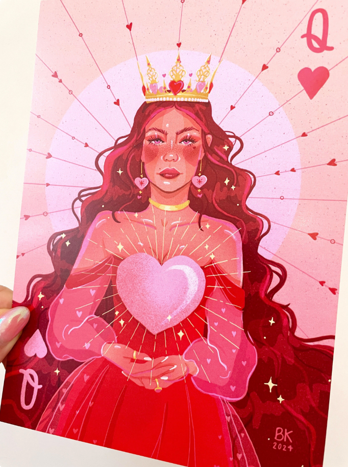 Queen of Hearts *Valentine's Post Card*