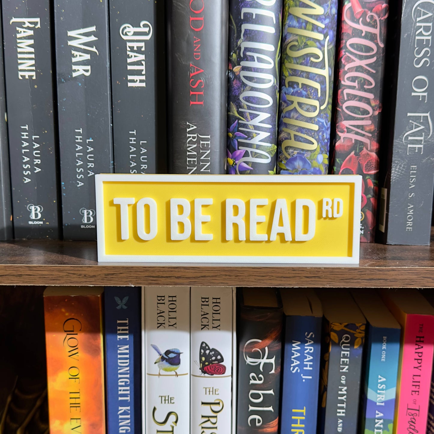 To Be Read Street Sign | Bookshelf Decor