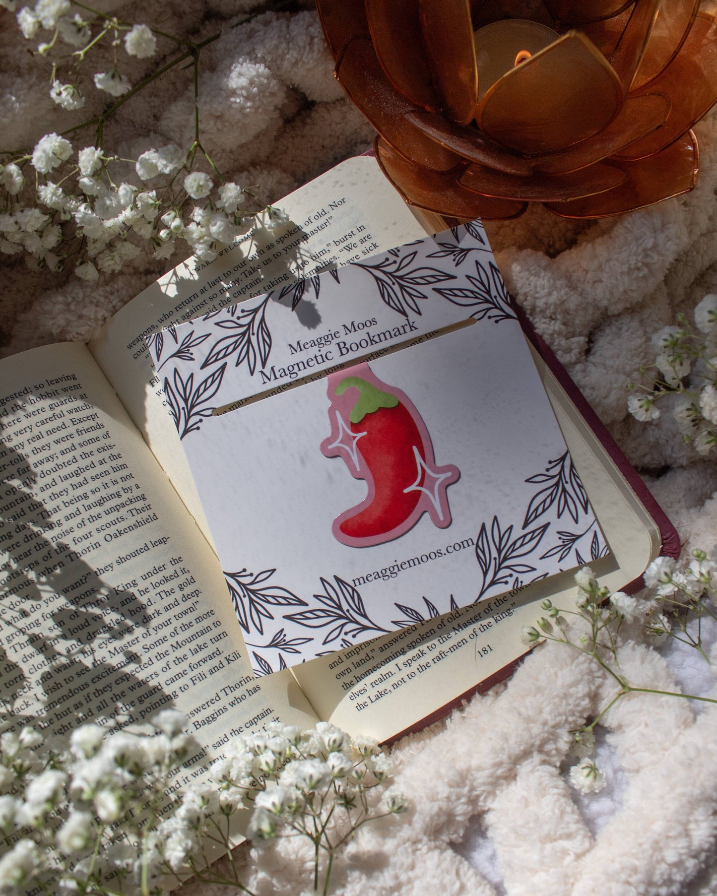 Spice Pepper Magnetic Bookmark