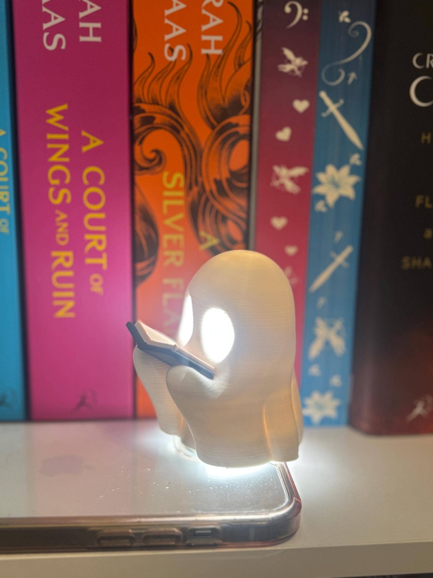 Book Ghost with Tea Light