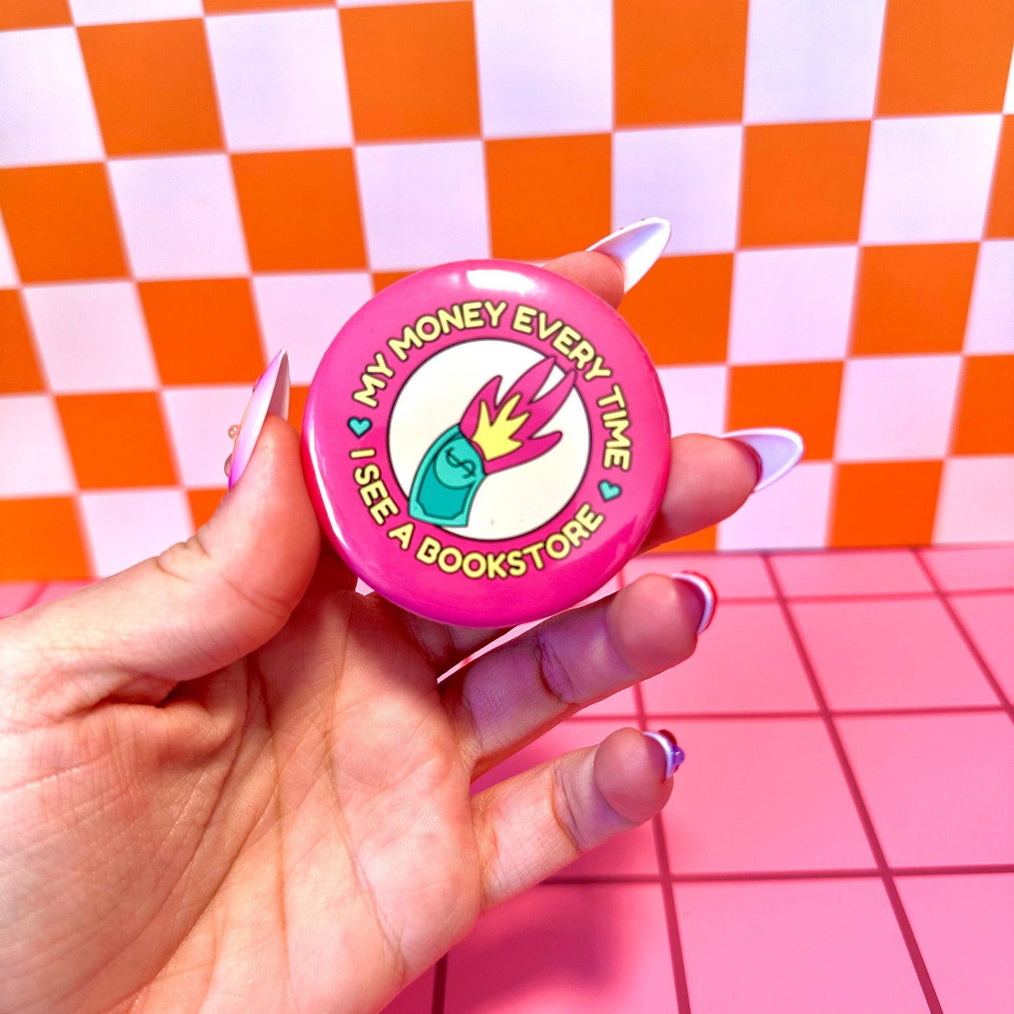 Bookish Bookstore Funny Books Button Pin Pinback Button