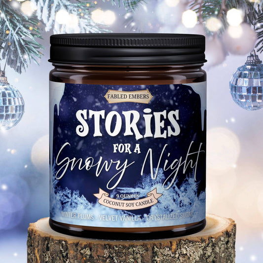 WINTER - STORIES FOR A SNOWY NIGHT | Silent Night | Candle