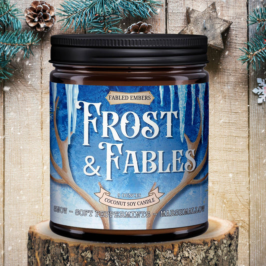 WINTER - Frost & Fables | Marshmallow Pepperment Candle