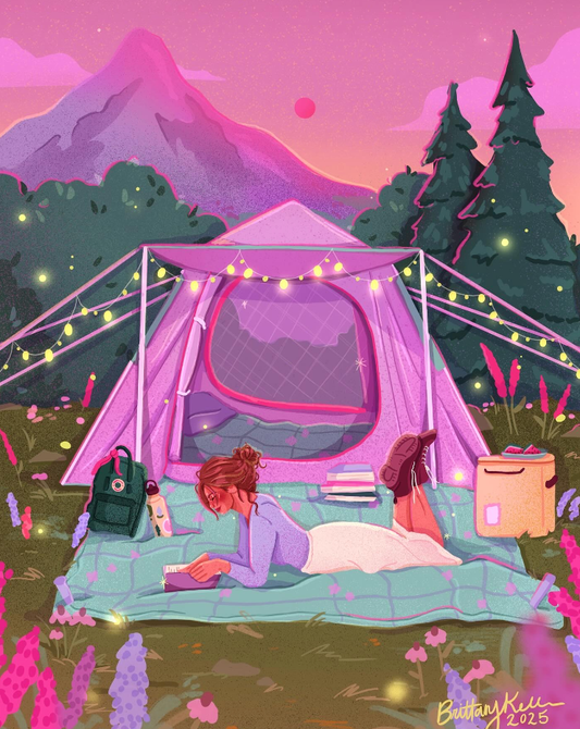 Wild and Reading Print