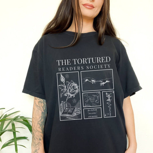 The Tortured Readers Society Shirt, Bookish Shirt, Book Love