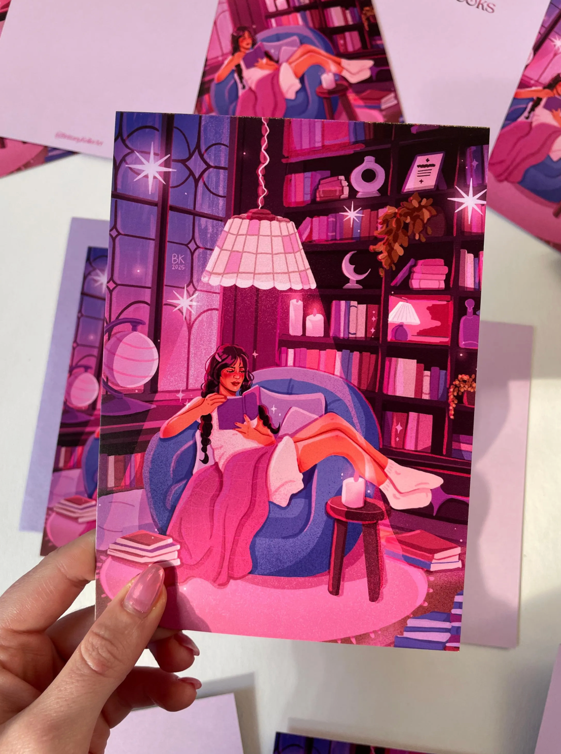 Cozy Reading Nook *Valentine's Post Card*