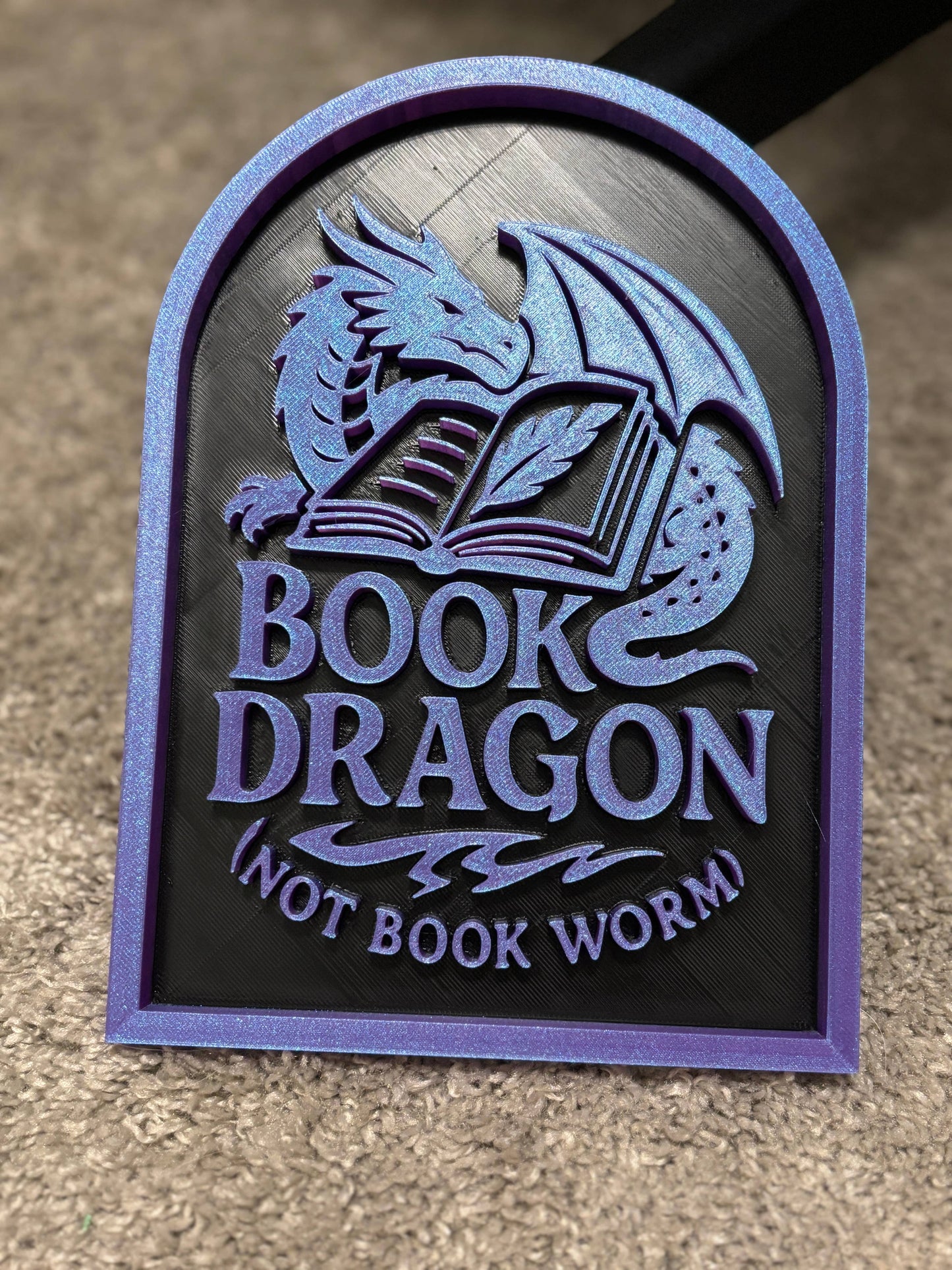 Book Dragon Sign