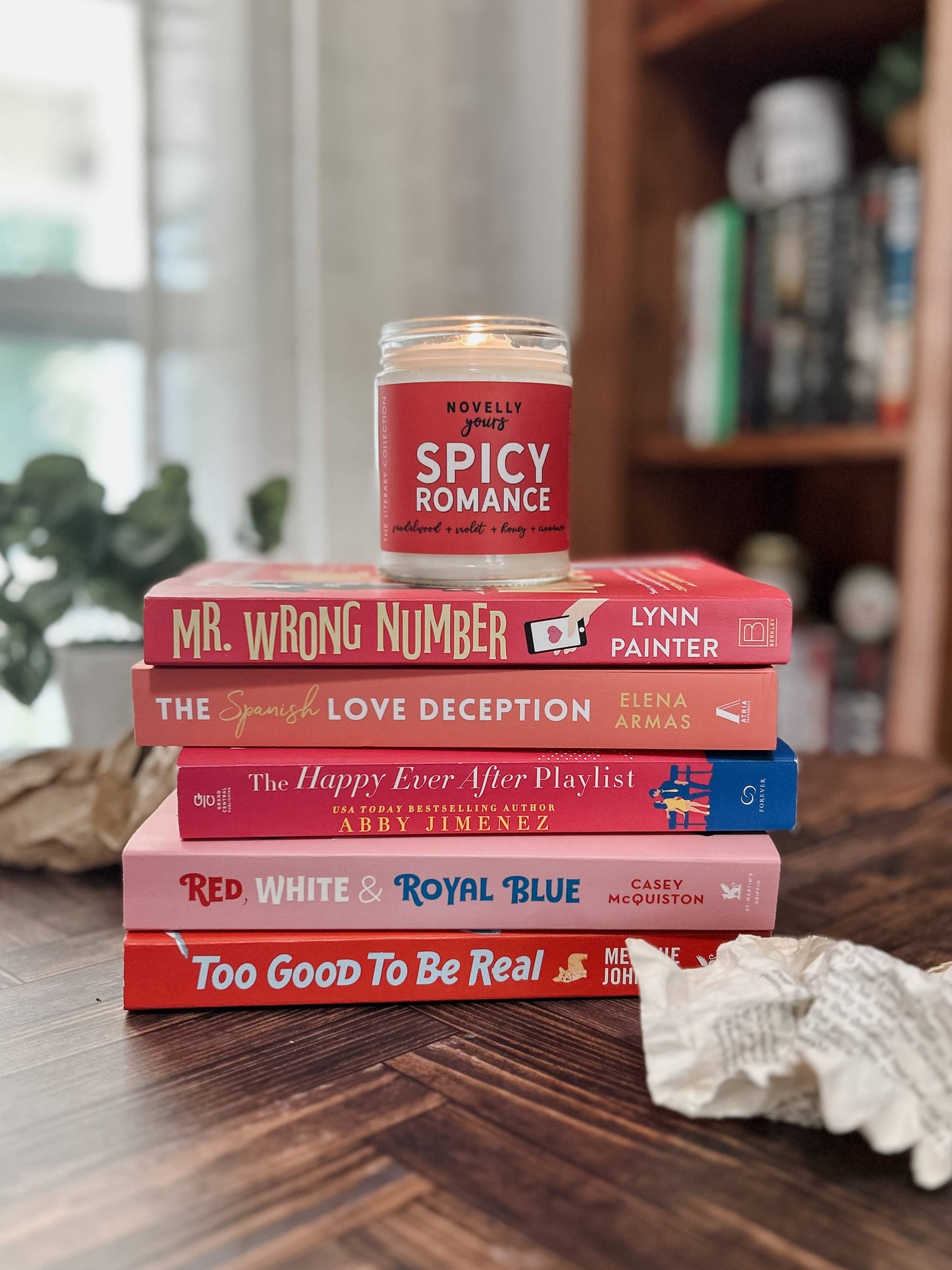 Spicy Romance Candle | Steamy Romance Candle for Readers