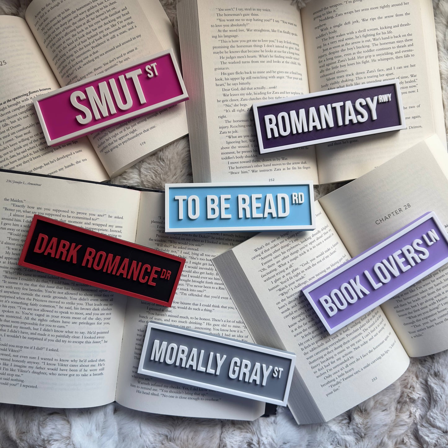 Bookmas Street Sign | Bookshelf Decor