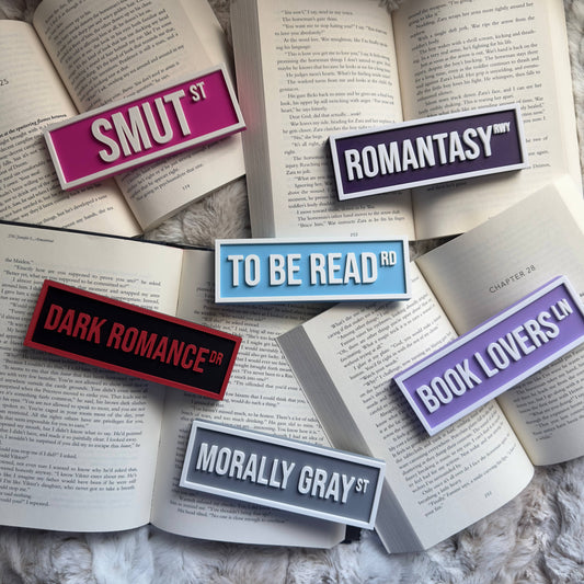 Bookmas Street Sign | Bookshelf Decor