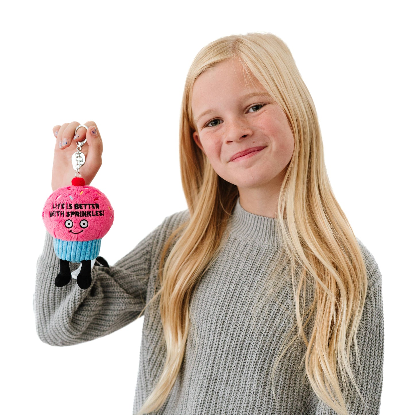 Cute Plush Cupcake Bag Charm  Soft Cuddly Toy Funny Gift