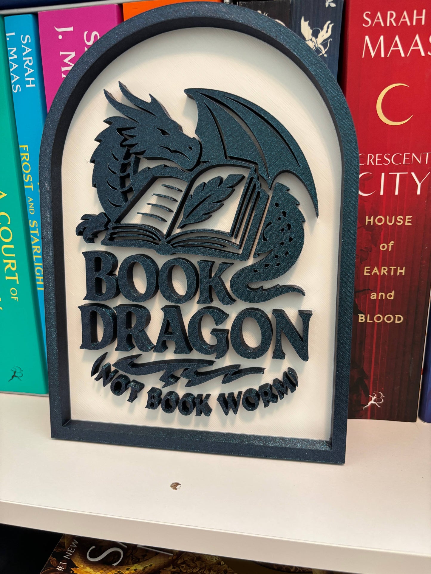 Book Dragon Sign