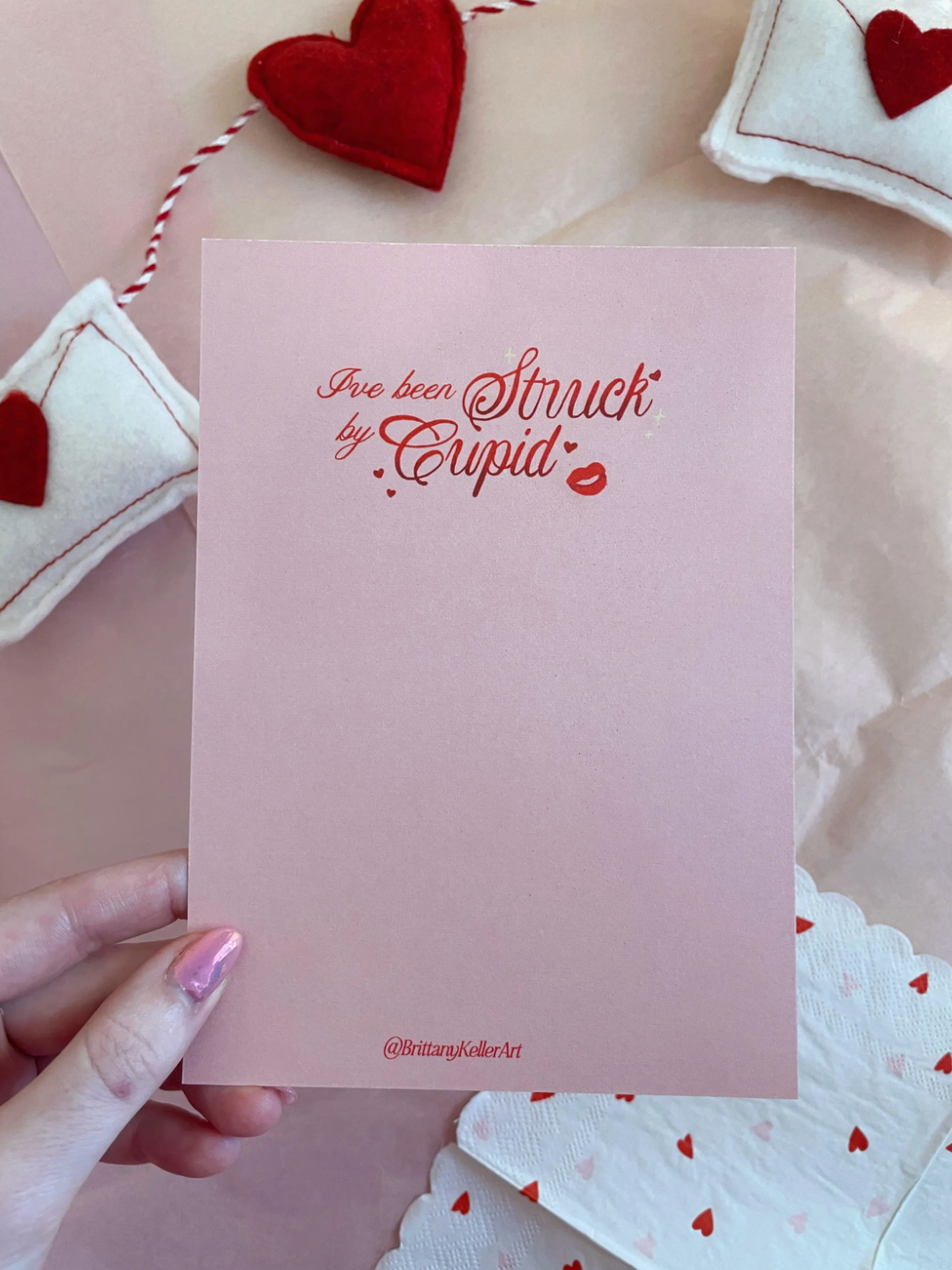 Curvy Cupid *Valentine's Post Card*