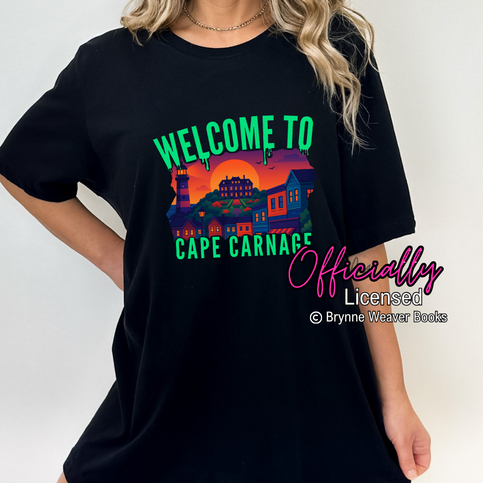 Officially Licensed Brynne Weaver Cape Carnage Trigger Warning Shirt
