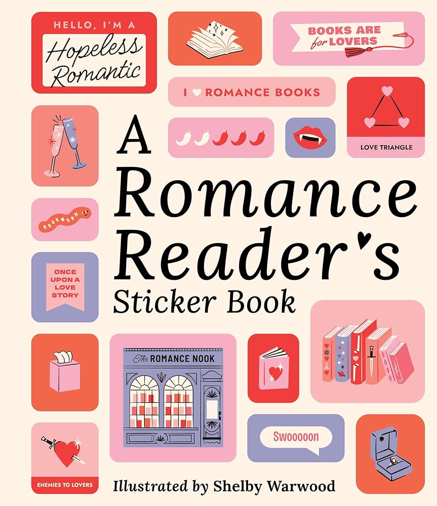 A Romance Reader's Sticker Book cover image