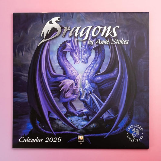 Dragons by Anne Stokes Wall Calendar 2026 (Art Calendar) cover image
