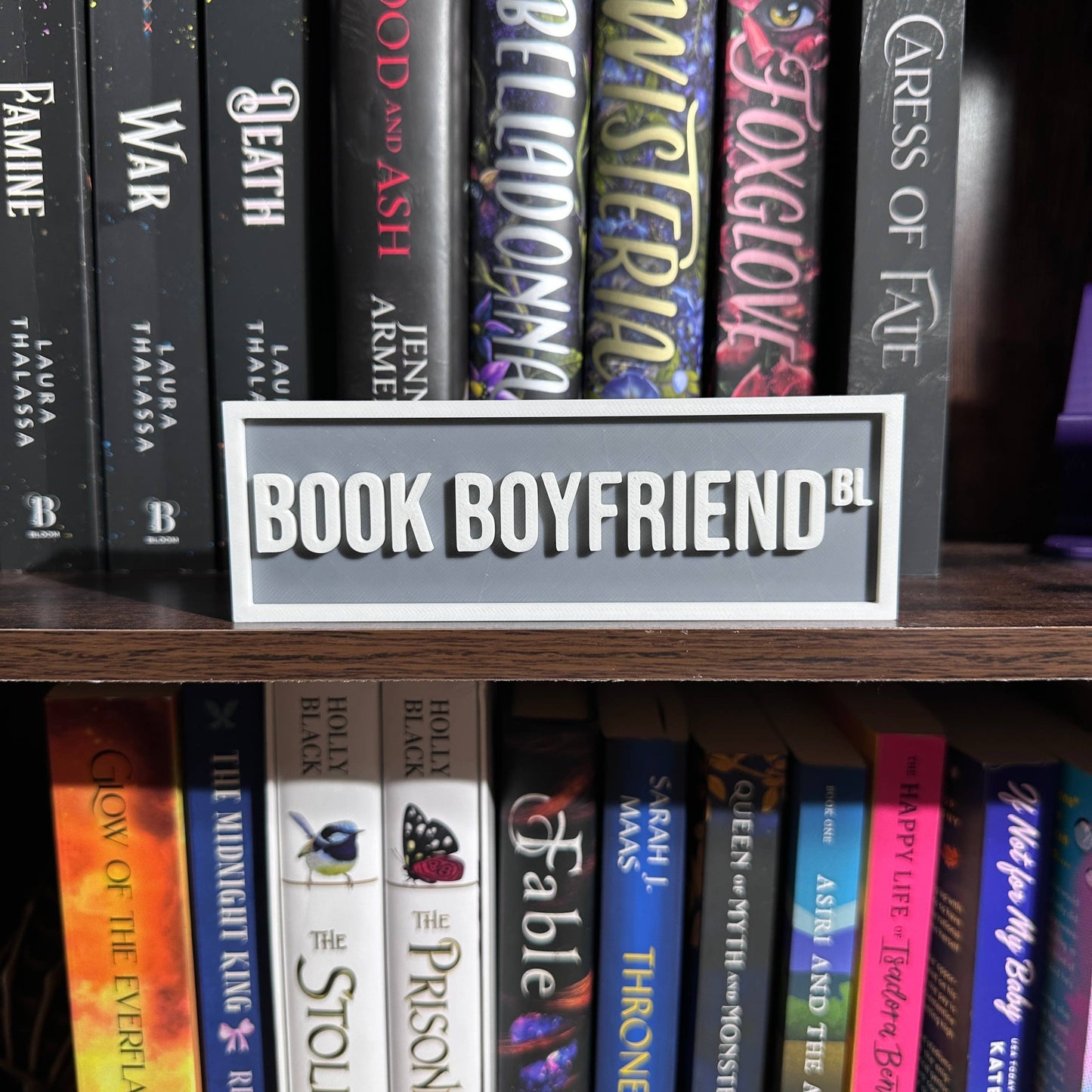 Book Boyfriend Street Sign | Bookshelf Decor