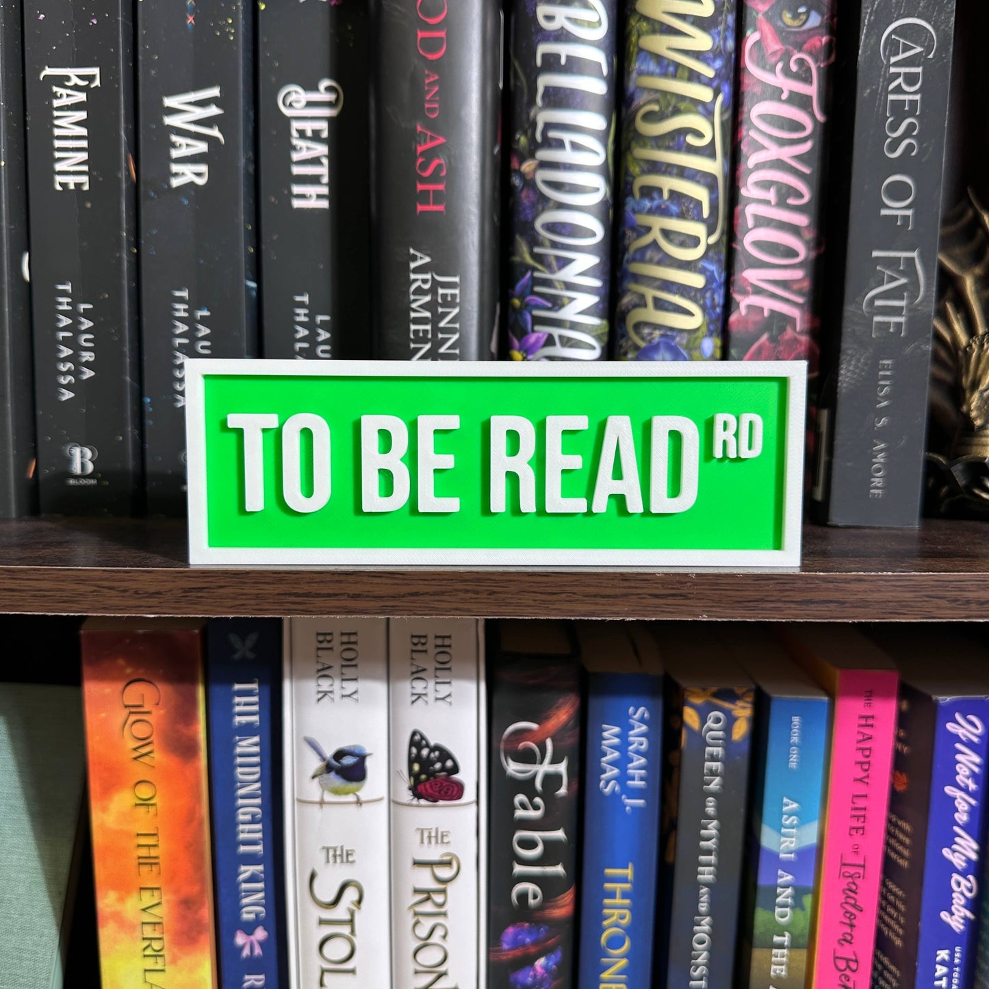 To Be Read Street Sign | Bookshelf Decor
