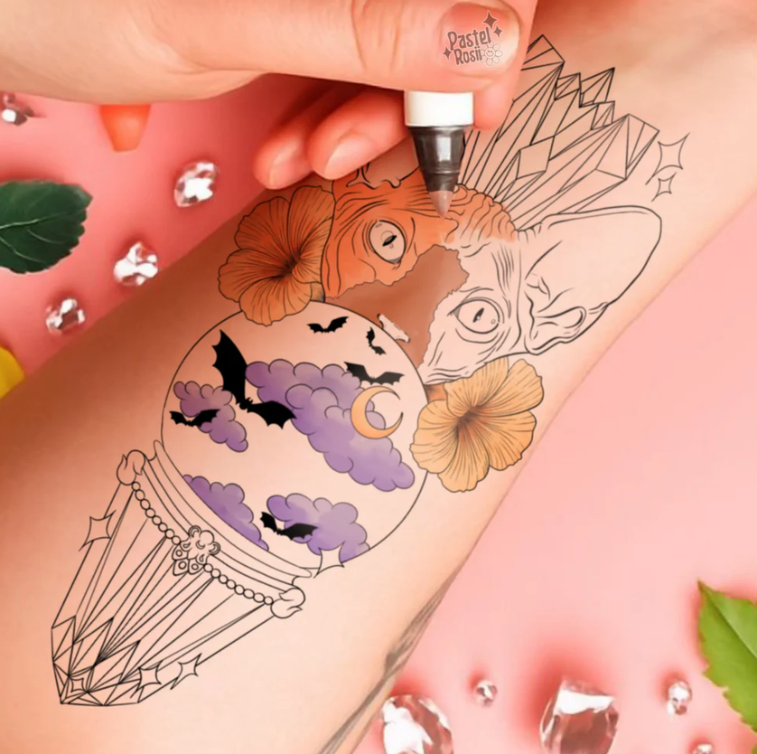 Temporary Tattoo - Hexing Sphynx