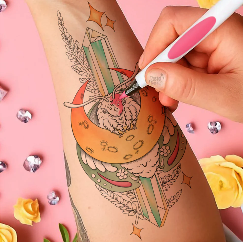 Temporary Tattoo - Lunar Bloom