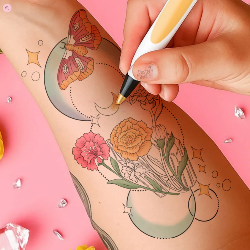 Temporary Tattoo - Night Garden
