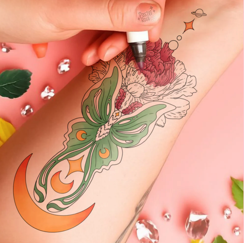 Temporary Tattoo - Petals & Phases