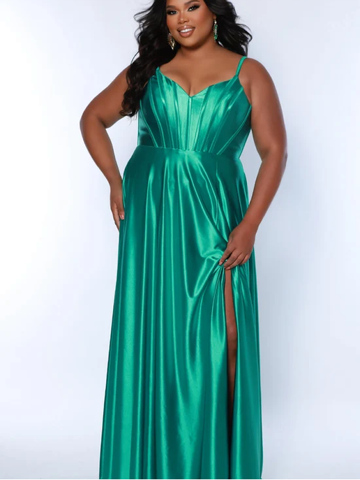 Sweet In Satin kelly green