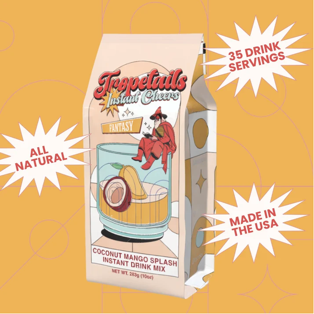 Tropetails - Fantasy Instant Drink Mix - Coconut Mango Splash