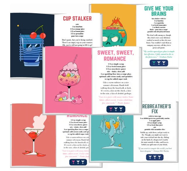 Tropetails - A Cocktail and Mocktail Recipe Book for Bookworms