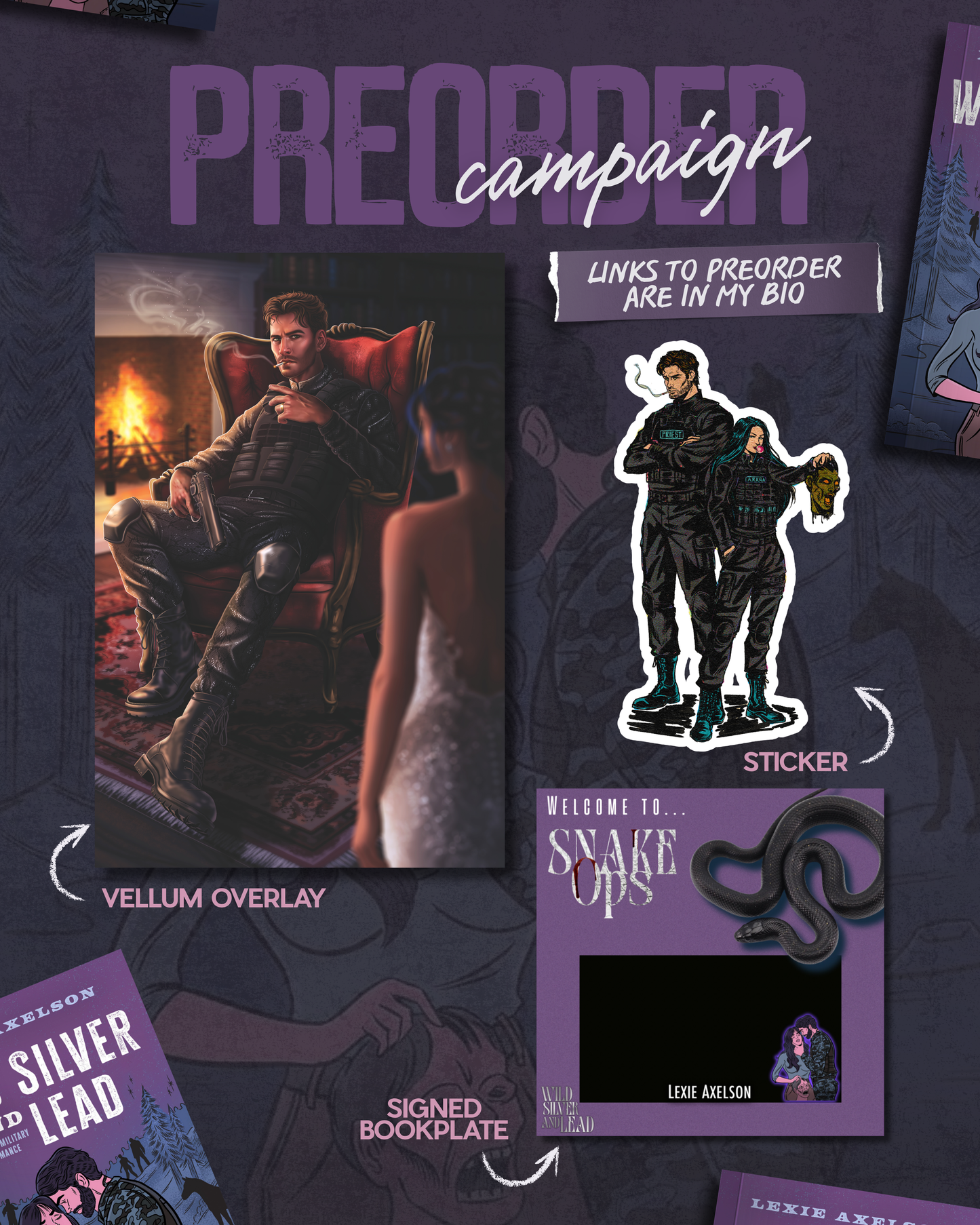 Wild Silver and Lead: A Dark Military Romance (Snake Ops #1)